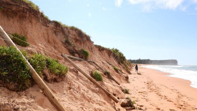 The Weather Bureau said waves as high as 5m could hit the northern beaches today. Picture: John Grainger