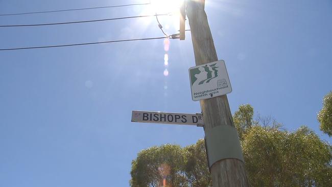 Bishops Drive, Newnham. Picture: Channel 7 Tasmania