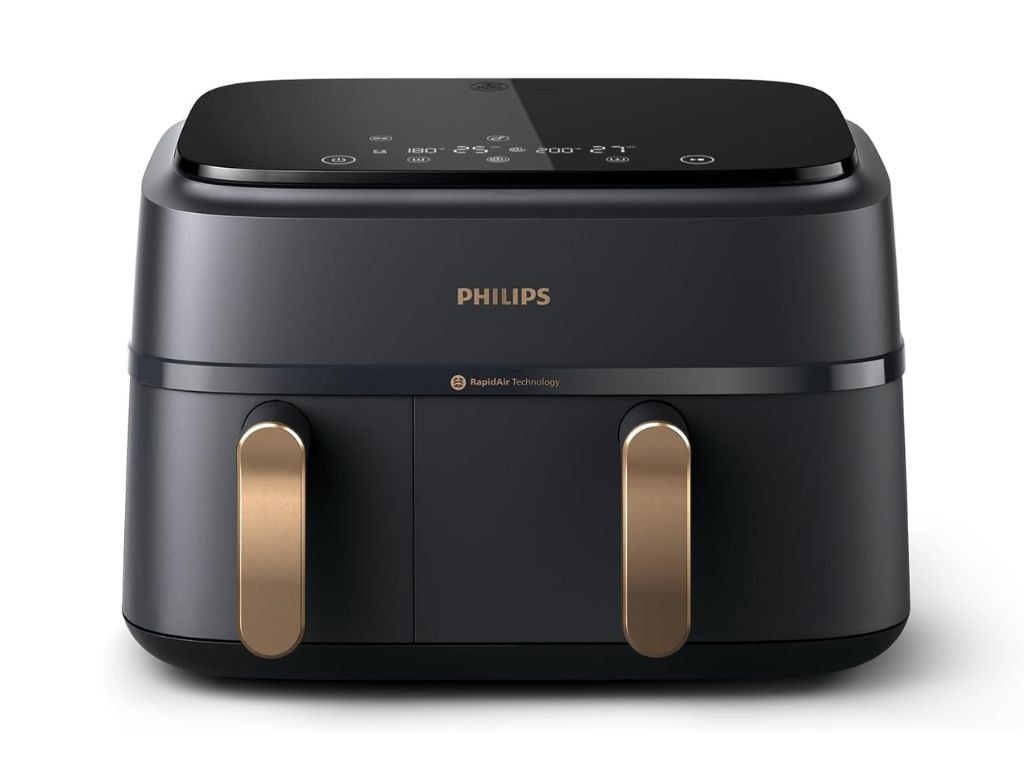 Known for his epic recipes, Luke dubs the humble air fryer as his secret weapon in the kitchen. Picture: Amazon Australia