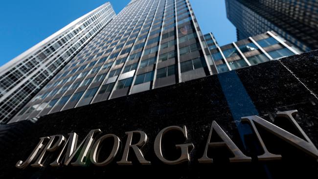 The biggest financial institutions in the US, including JPMorgan, Citigroup, Bank of America, Morgan Stanley and Goldman Sachs, all quit the Net Zero Banking Alliance. Picture: AFP