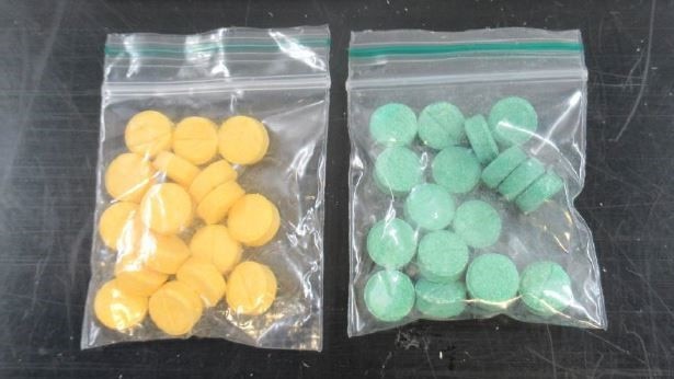 Nitazene seizure by Australia Federal Police. Picture: AFP