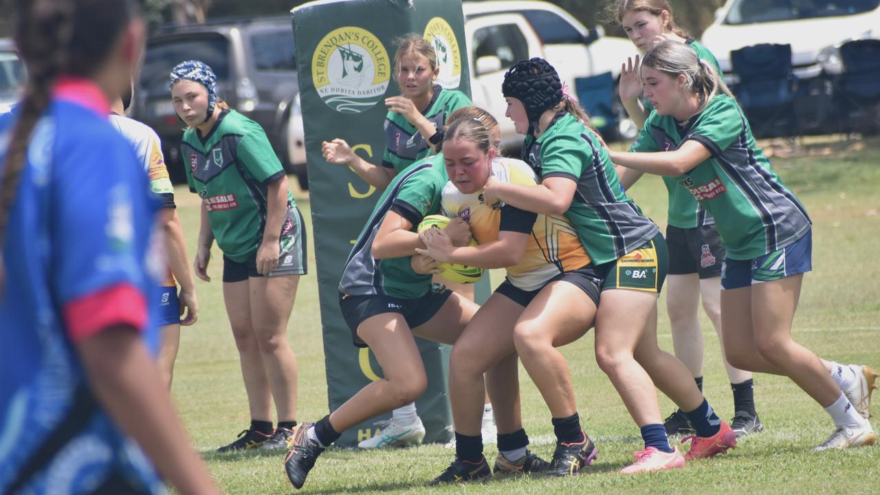Faces of the CQ Capras under-17 and under-19 girls open trials at St Brendan's College, Yeppoon, on November 16, 2024. Photo: Pam McKay