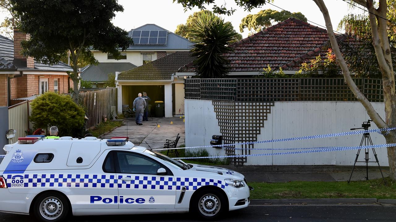 Police are investigating after a man was found inside the Altona home. Picture: Nicole Garmston