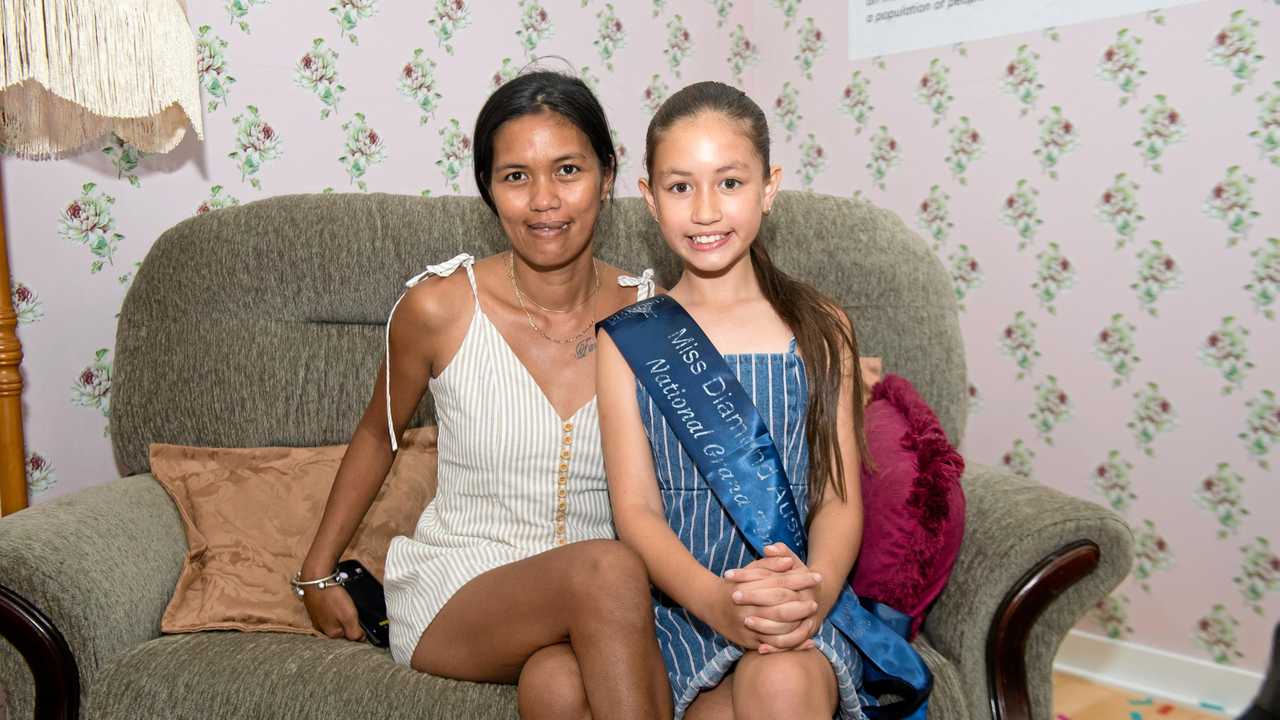 Serenity Charles, 11, with her mother Jennifer. Picture: Emma Murray