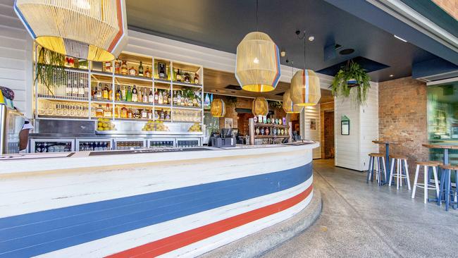 The lower level bar has been given a facelift and is far more appealing following the multimillion-dollar makeover. Picture: Richard Walker/AAP