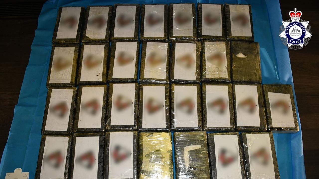 A total of 139kg of cocaine was seized. Picture: Australian Federal Police