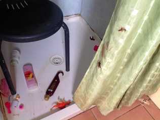 HORRIFIC MESS: Owner Kathy Beerens was horrified with what she found in her once-tidy little town house. Picture: Kathy Beerens