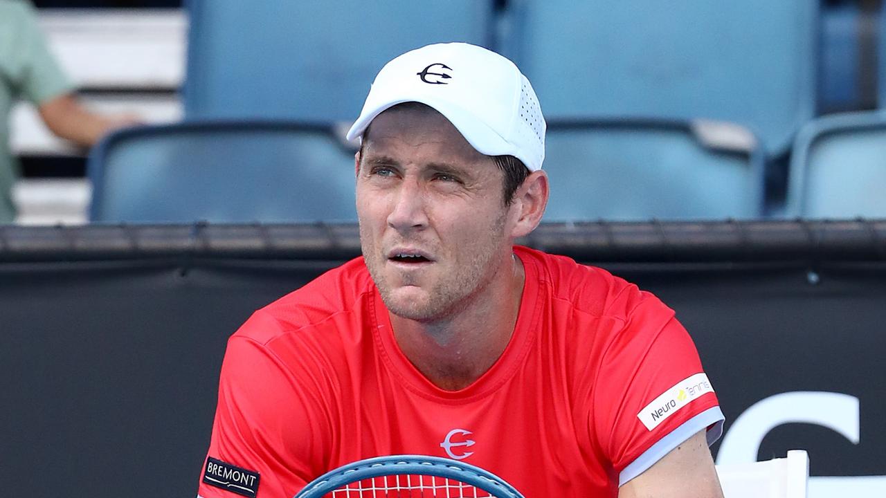 Matt Ebden will likely miss the birth of his child. Photo by Kelly Defina/Getty Images