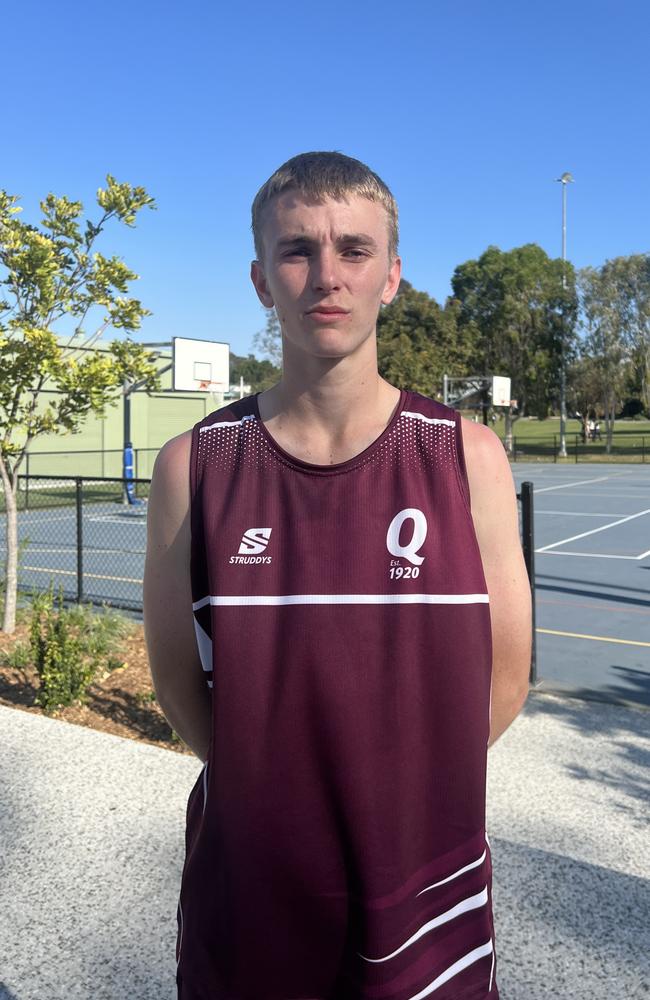 QRSS School Sport Netball under-19 boys. Pictured: Bode PollardÂ