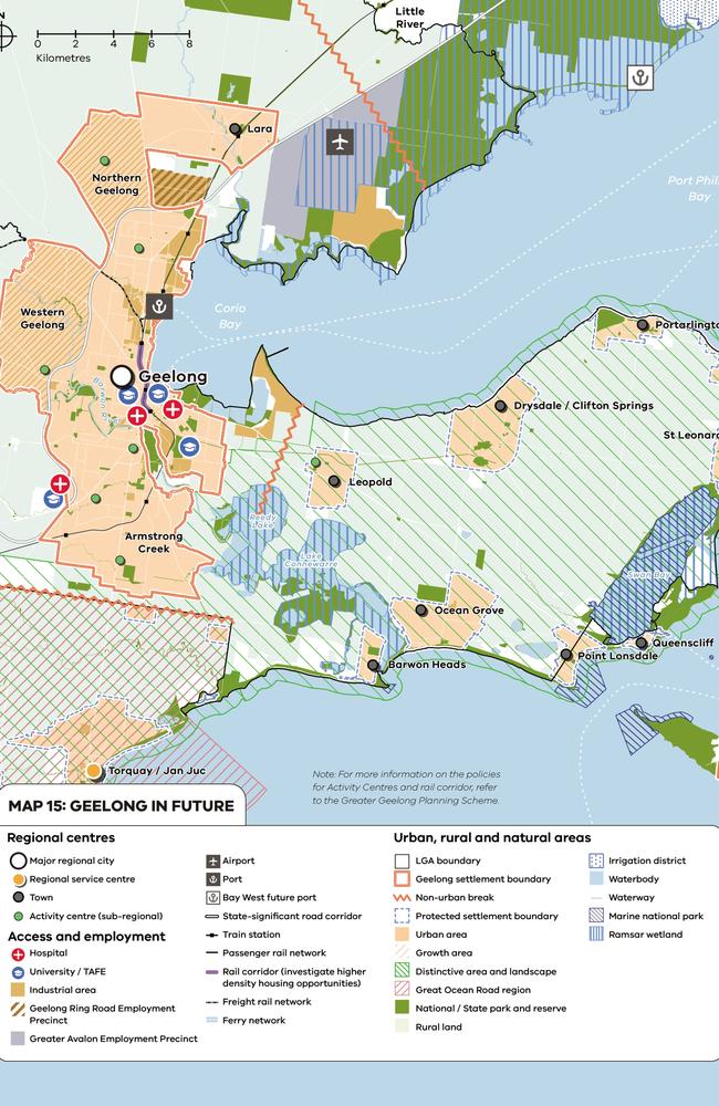 Geelong boundary map. Picture: Supplied