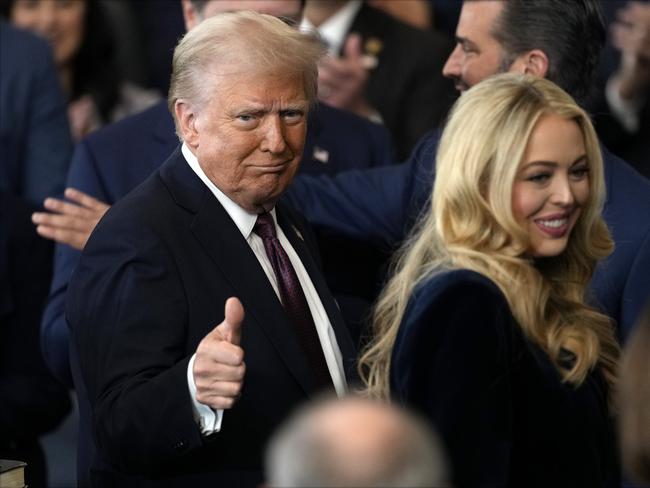 US President Donald Trump and daughter Tiffany Trump. Picture: Getty Images