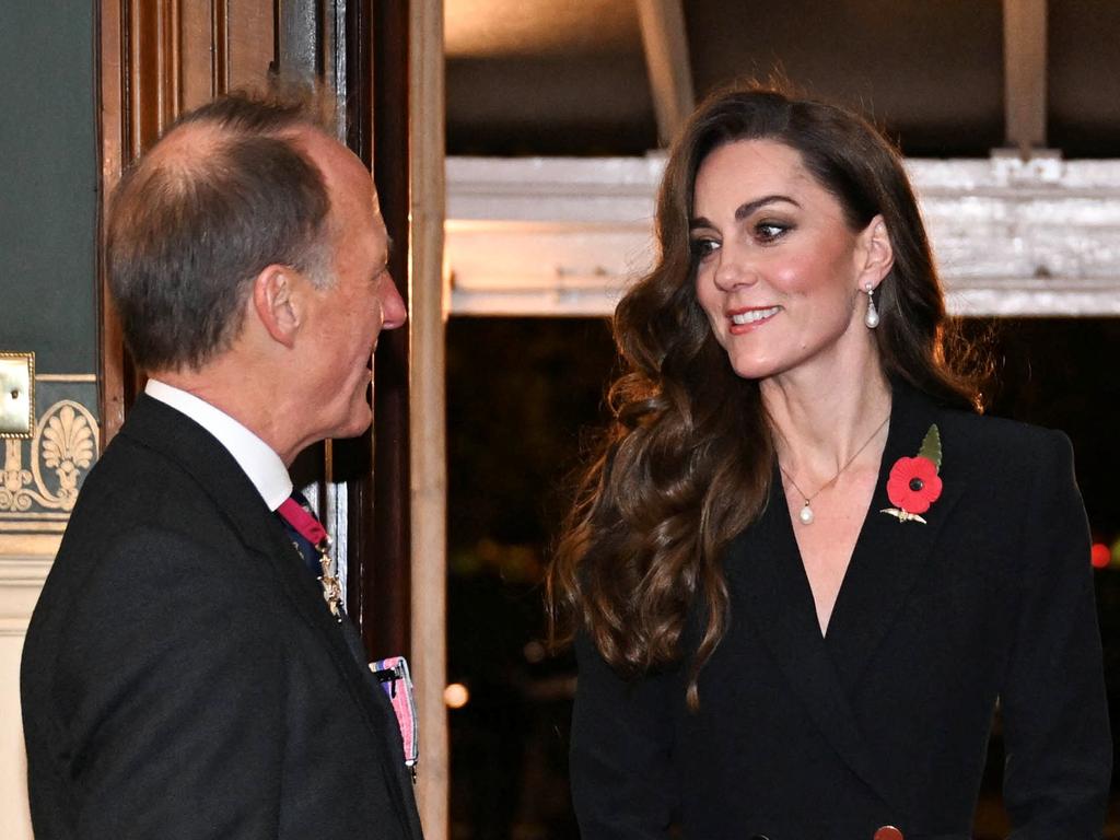 Princess Catherine attends the Royal British Legion Festival of Remembrance at the Royal Albert Hall. Picture: WPA Pool/Getty Images