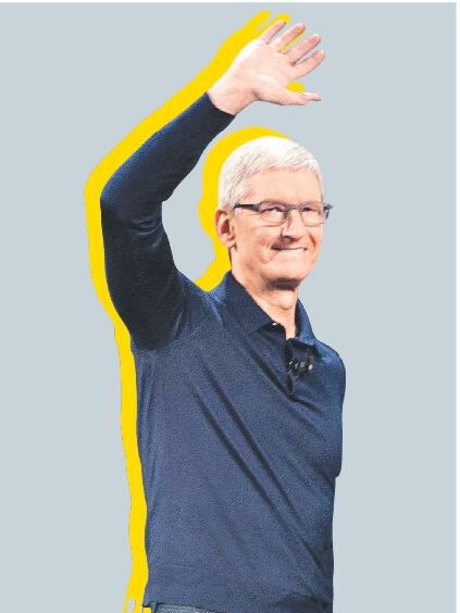 Apple CEO Tim Cook. Picture: AFP.