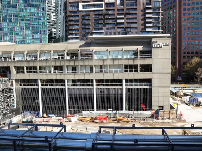 Builders are faced with the task of changing this concrete jungle into ‘heaven’s beauty’. Picture: NewsWire/Ian Currie