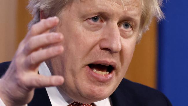 British Prime Minister Boris Johnson: ‘Let us learn to live with this virus.’ Picture: Getty Images.