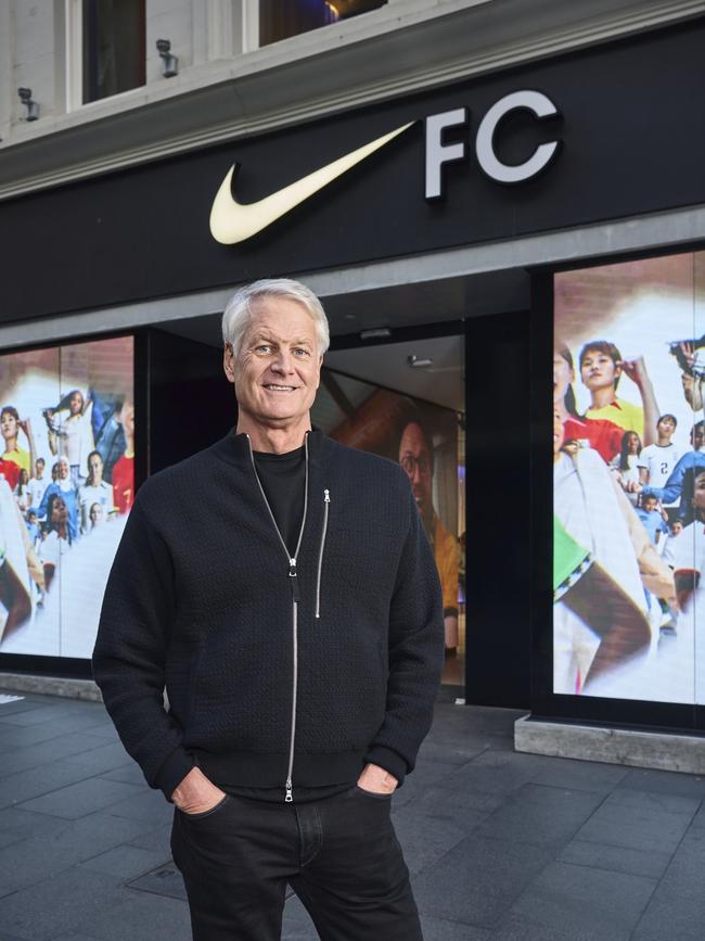 In meetings, finance chief Matt Friend and Nike president Heidi O’Neill supported the aggressive exit from retail that Donahoe was pushing, while others favoured a slower transition. Picture: Brett Hemmings