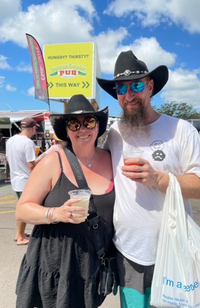 Aine Watkins and Danny Kemp at the Chilli Festival 2023.