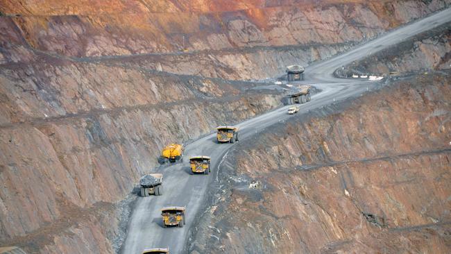 The Kalgoorlie Super pit in Western Australia. Picture: Kim Christian/AAP Image