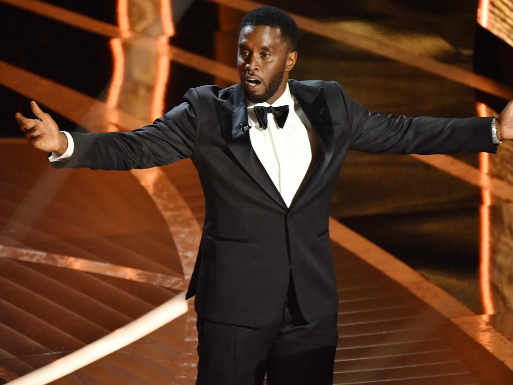 Sean "Diddy" Combs speaks onstage during the 2022 Oscars. Picture: AFP