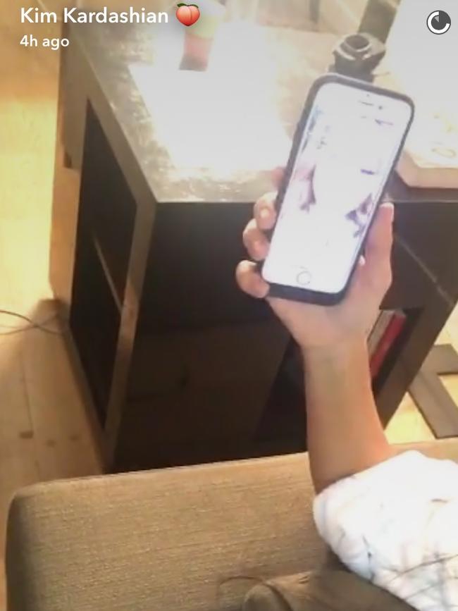 Kim Facetimes Blac Chyna.