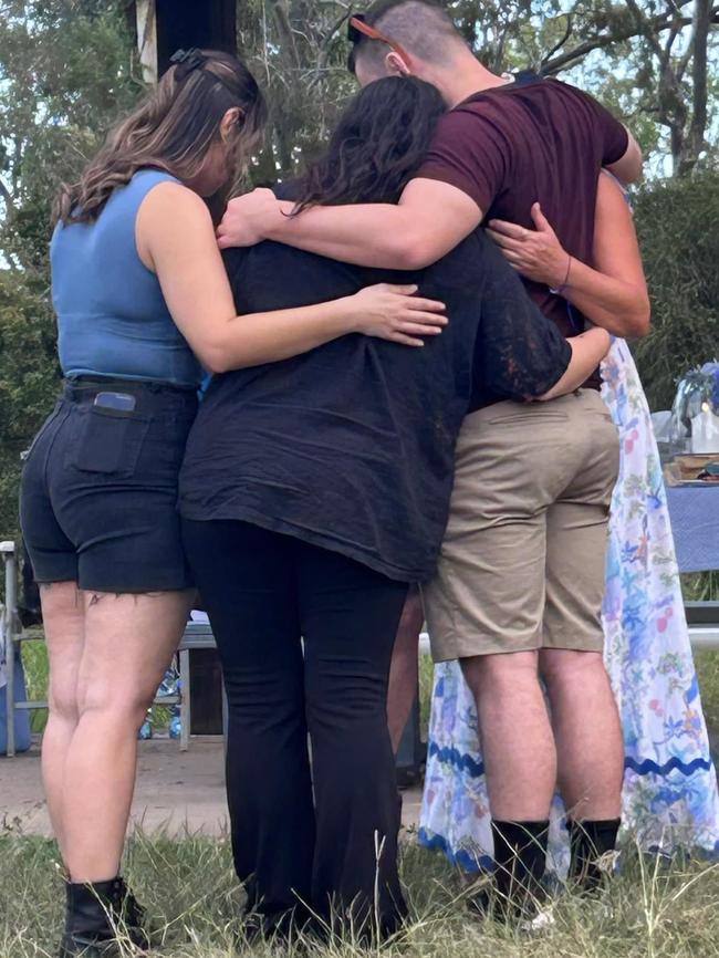 Vigil for missing Murgon man, Jack McLennan, held at Fick's Crossing on Saturday, January 8, 2025. Source: Facebook