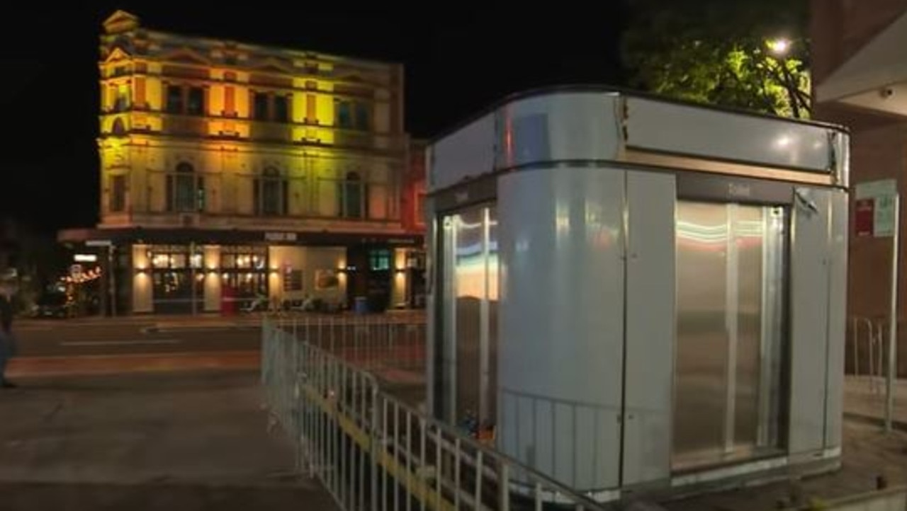 The public triolet was installed on Oxford Street last week. Picture: 9News