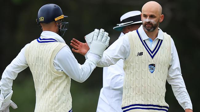 Nathan Lyon is one of the many Test stars featuring in the Sheffield Shield Picture: Getty Images