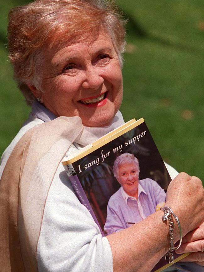 Margaret Fulton at launch of her autobiography "I Sang for My Supper" at the Australian Food and Wine Writers' Festival in 1999.