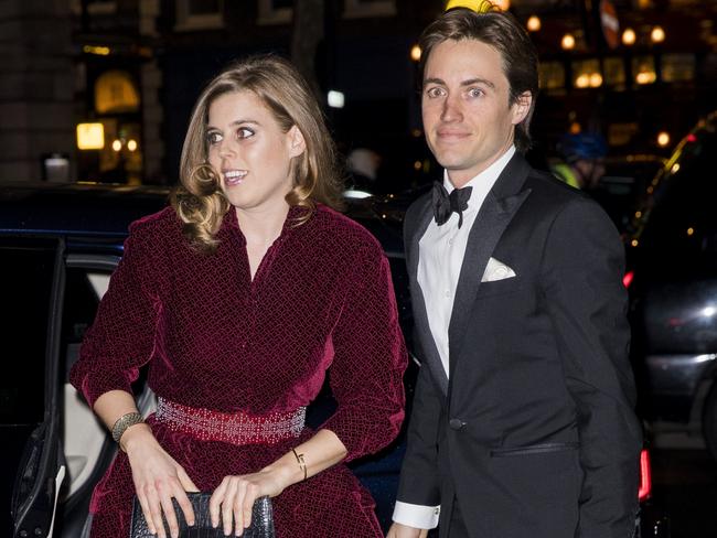 Princess Beatrice and Edoardo Mapelli Mozzi met through friends and will wed in May. Picture: Tristan Fewings/Getty Images