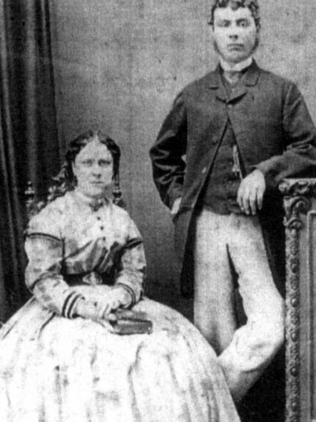 Annie Chapman with her husband John in an undated photo from the book Jack the Ripper. Picture: Supplied