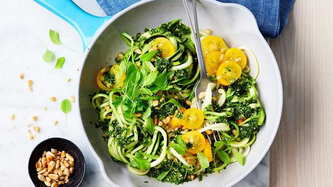 Try making some healthy zucchini pasta. Picture: Supplied