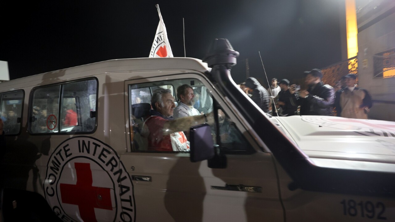 Hamas hand over 10 Israeli hostages to the International Red Cross