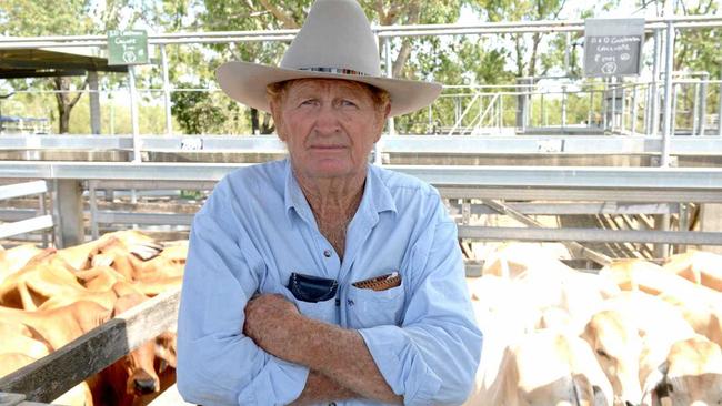 FARMERS 'SQUEEZED': Denis Urquhart from Theodore at the Central Queensland Livestock Exchange (CQLX). Picture: Jann Houley