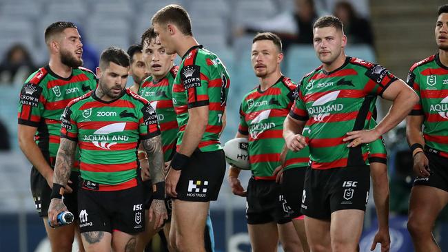 It wasn’t a good night at the office for the Rabbitohs.