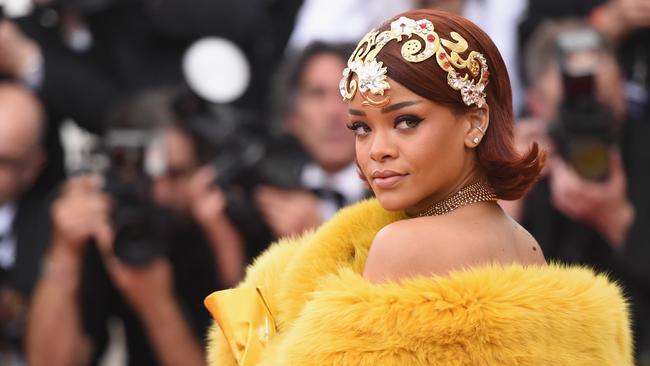 Rihanna at the 2015 Met Gala. Picture: Mike Coppola/Getty Images