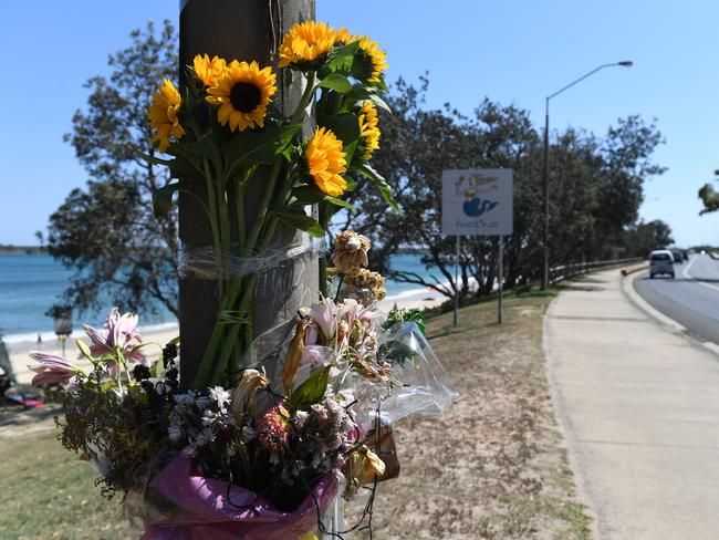 Memorial for Jesse Vilkelis-Curas, 24, who died in hospital after a brawl outside a pub at Ballina in northern New South Wales.