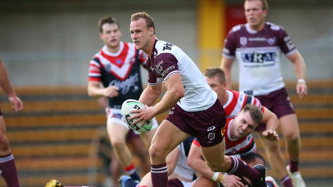 Manly could opt not to fully shutdown to prepare for when the season resumes. Picture: Getty Images.