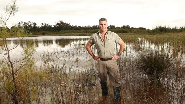 Habitat founder Matt Keys has worked with Mirvac to reclaim an old dairy paddock into a thriving eco system at Pimpama. Picture Glenn Hampson