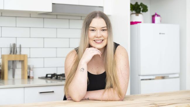 Ellie Hopkins has had to move into affordable accomodation in the shire after leaving her Paddington rental and being unable to find affordable accomodation in the area. . Picture: Monique Harmer