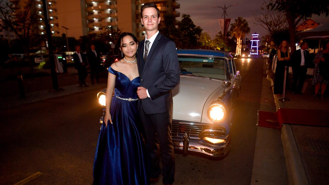 ANNANDALE CHRISTIAN COLLEGE school formal 2022 at Ridges Southbank. Shontaya Emerson and Kyle Goosen. Picture: Evan Morgan