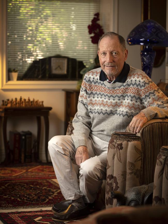 Dialysis patient Brendan Ross- Hunter at Hobart. Picture: Chris Kidd