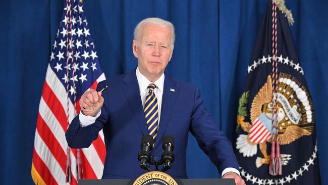 African-American voters still overwhelmingly support Joe Biden’s Democrats but fewer are likely to vote in this November’s midterm elections. Picture: AFP