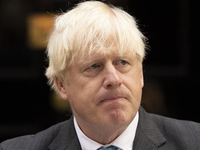 LONDON, ENGLAND - SEPTEMBER 06: British Prime Minister Boris Johnson delivers a farewell address before his official resignation at Downing Street on September 6, 2022 in London, England. British Prime Minister Boris Johnson is stepping down following the election of Liz Truss, the former foreign secretary, as Conservative Party leader. (Photo by Dan Kitwood/Getty Images)