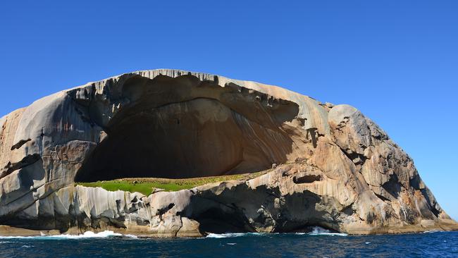 Untouched land ... few people have ever set foot Skull Rock — so Neil Oliver went there.