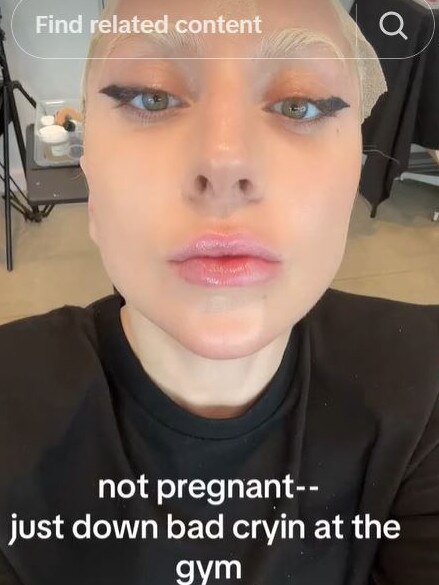 Lady Gaga hit back at pregnancy rumours in a TikTok video.