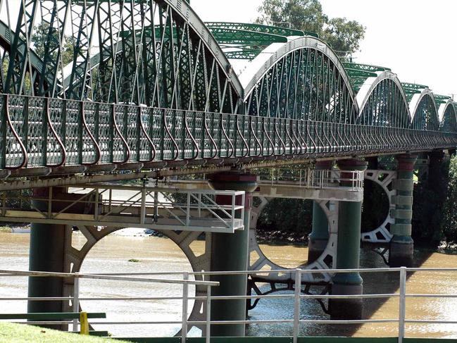 The bridge in Bundaberg Caroline Stuttle was thrown off.