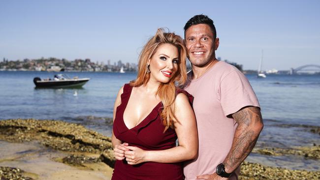 MAFS couple Telv Williams and Sarah Roza have reportedly split. Picture: Justin Lloyd