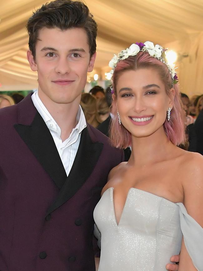 Shawn Mendes and Hailey Baldwin pictured in May. Picture: Getty Images