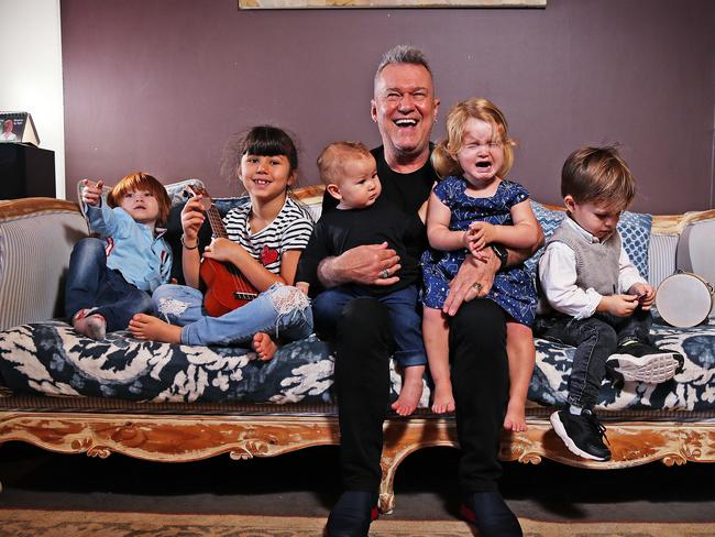 Barnes credits his grandchildren for helping him to focus on his healing from his own childhood. Picture: Sam Ruttyn.