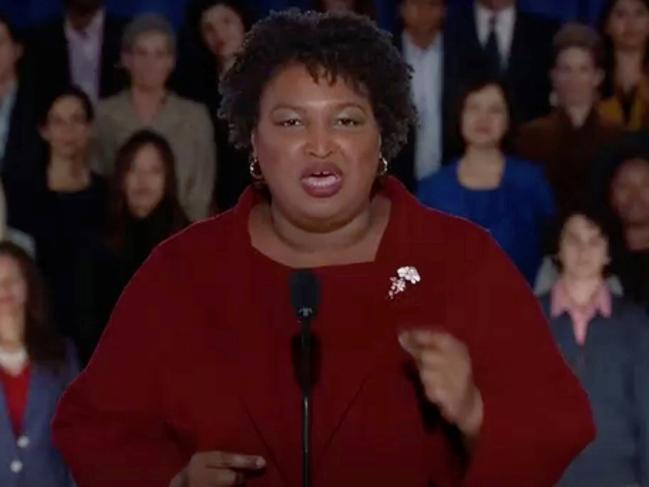 Stacey Abrams. Picture: Reuters TV